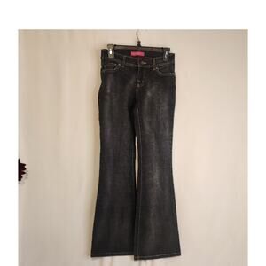 Glo Flare Leg Jeans Size 1 Dark Wash